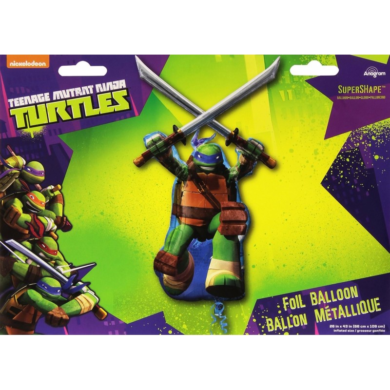 pallone supershape tartarughe ninja leonardo 29656