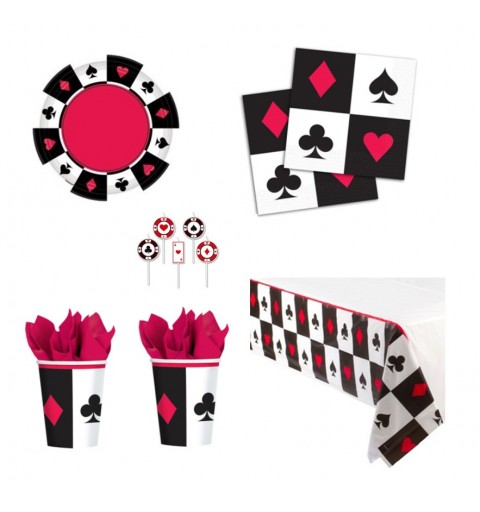 POKER NEW COORDINATO COMPLEANNO KIT N 24 
