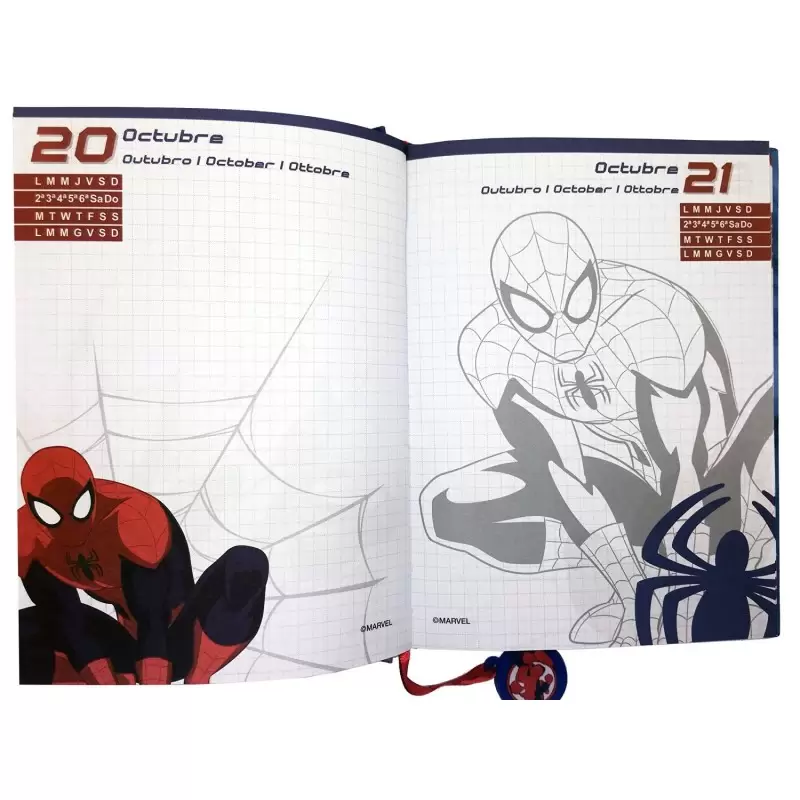 DIARIO SPIDERMAN UOMO RAGNO