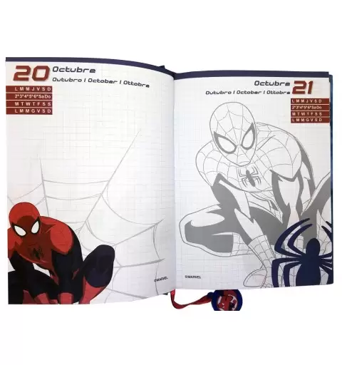 DIARIO SPIDERMAN UOMO RAGNO