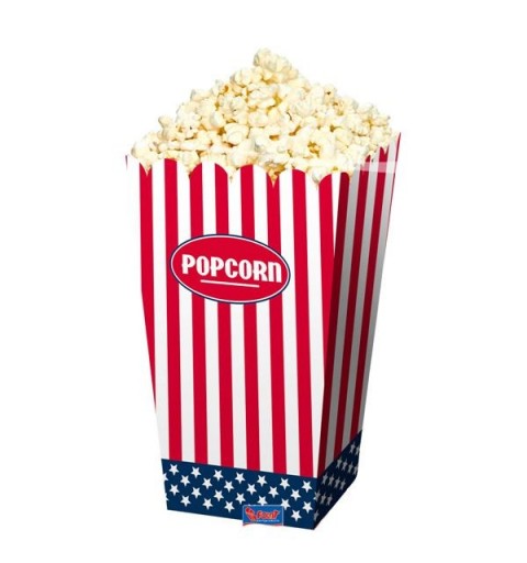 Scatole Pop corn USA - bandiera americana