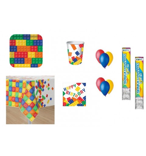 kit compleanno blocl party lego