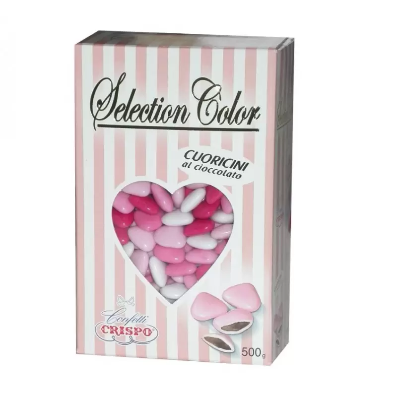 CONFETTI CRISPO CUORICINI AL CIOCCOLATO SELECTION COLOR