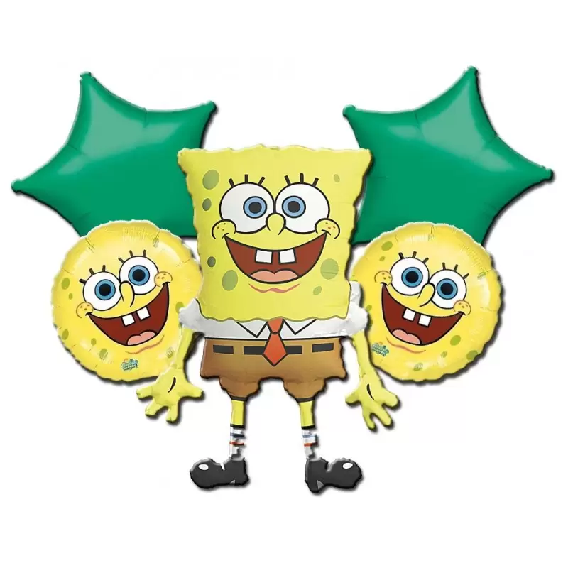 BOUQUET PALLONCINI FOIL SPONGEBOB N2 