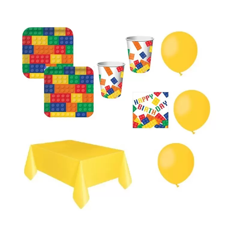 kit compleanno lego block party