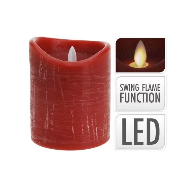 CANDELA LED ROSSA