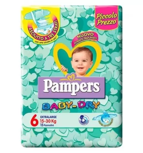 PANNOLINI BABY DRY MISURA A SCELTA 1 PACCO