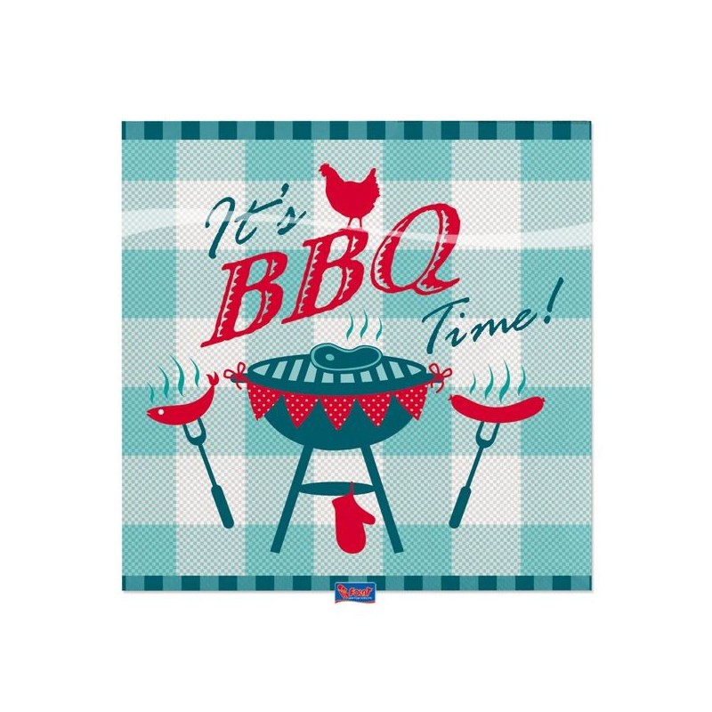 IT'S BBQ TIME COORDINATO TAVOLA BARBECUE KIT N 29