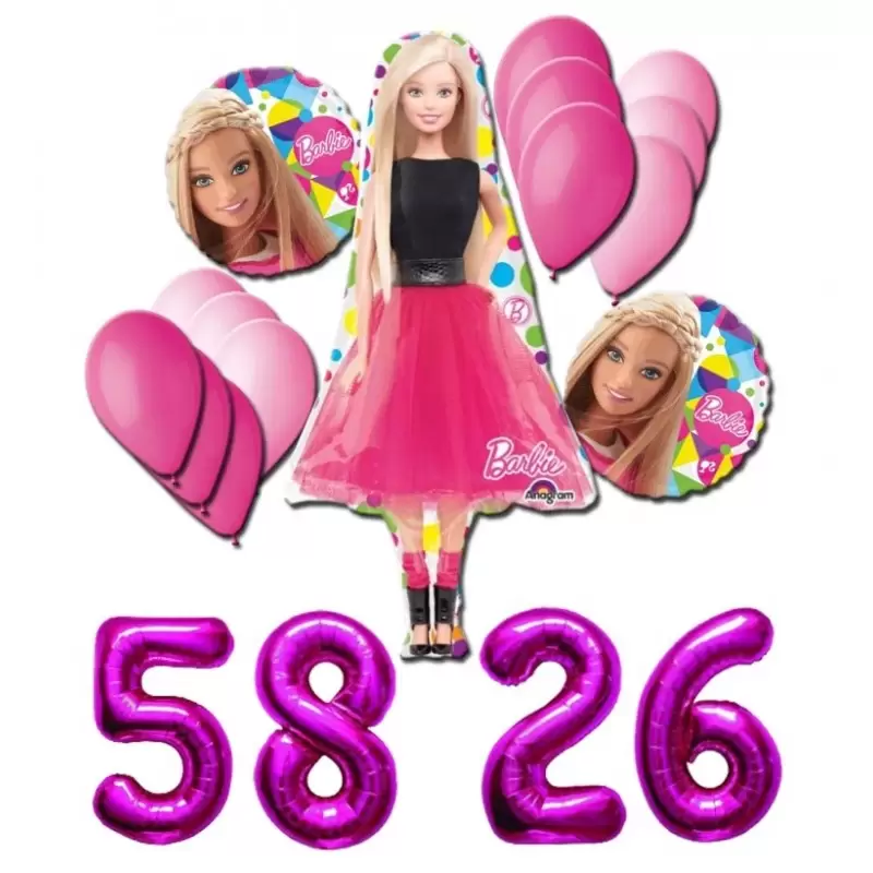 BOUQUET PALLONCINI BARBIE KIT N 4