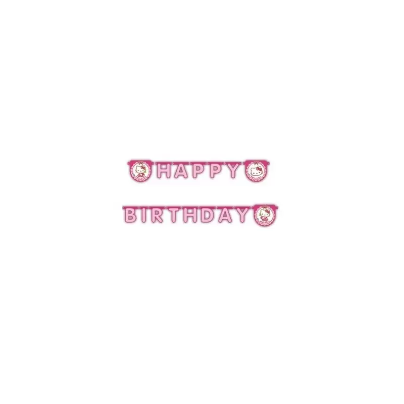 GHIRLANDA FESTONE HELLO KITTY HAPPY BIRTHDAY 81799