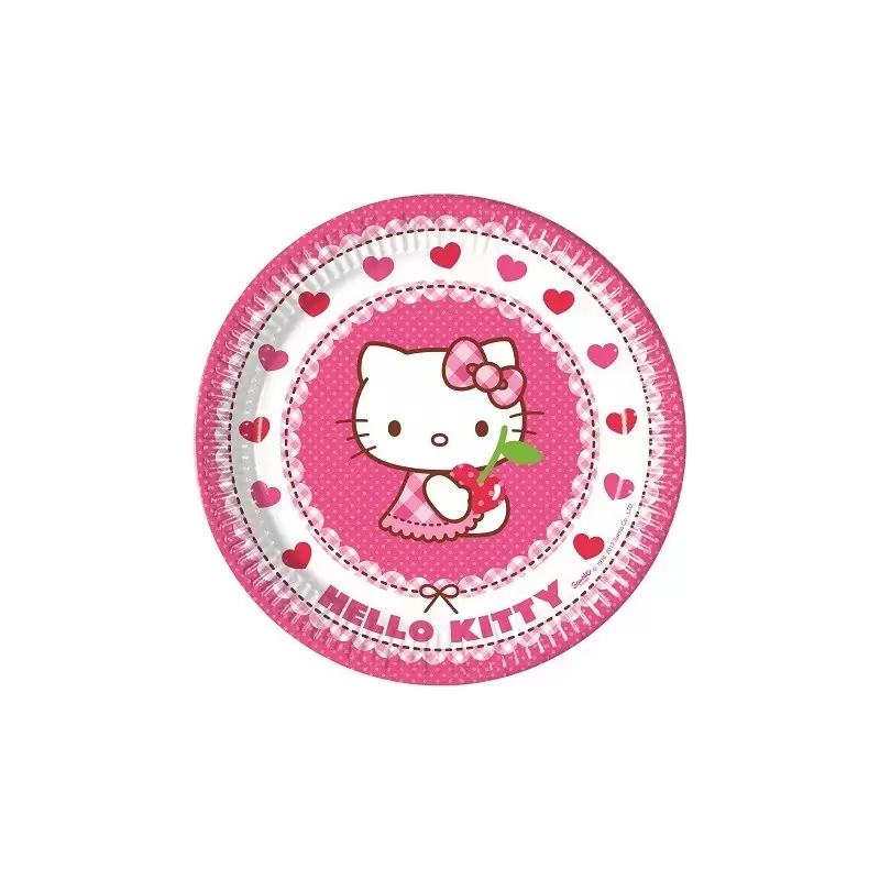 KIT N 3 COORDINATO COMPLEANNO HELLO KITTY 