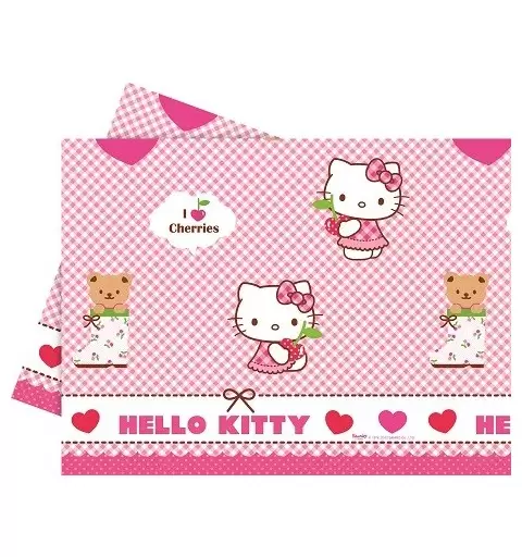 KIT N 3 COORDINATO COMPLEANNO HELLO KITTY 