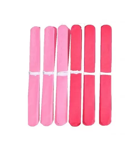 FLUFFY DECORAZIONI IN CARTA POMPON  6 PZ ROSA E FUCSIA