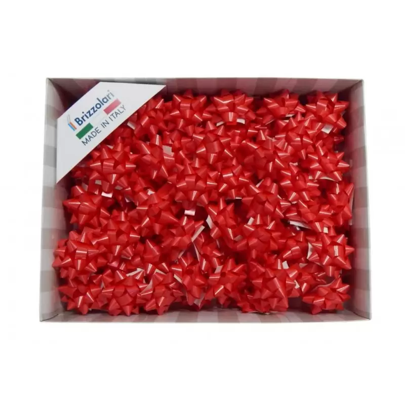 COCCARDA CLASSICA STELLA 15 mm 50 pz.  VARI COLORI POIS 68137