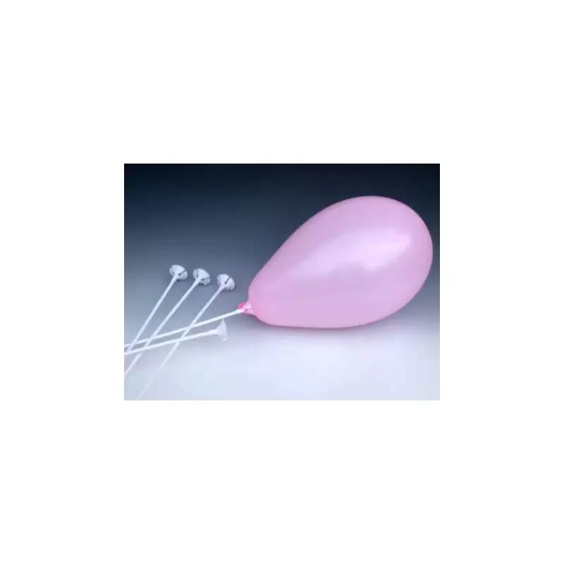 50 ASTE CON VALVOLE DI SICUREZZA PER PALLONCINI