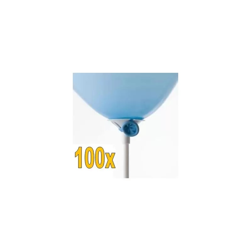 100 ASTE CON VALVOLE DI SICUREZZA PER PALLONCINI