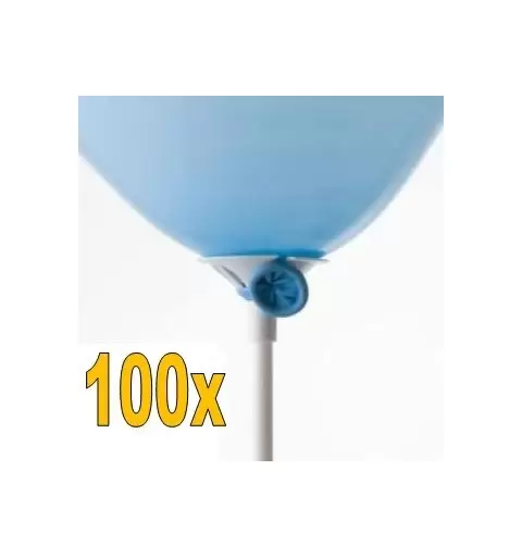 100 ASTE CON VALVOLE DI SICUREZZA PER PALLONCINI