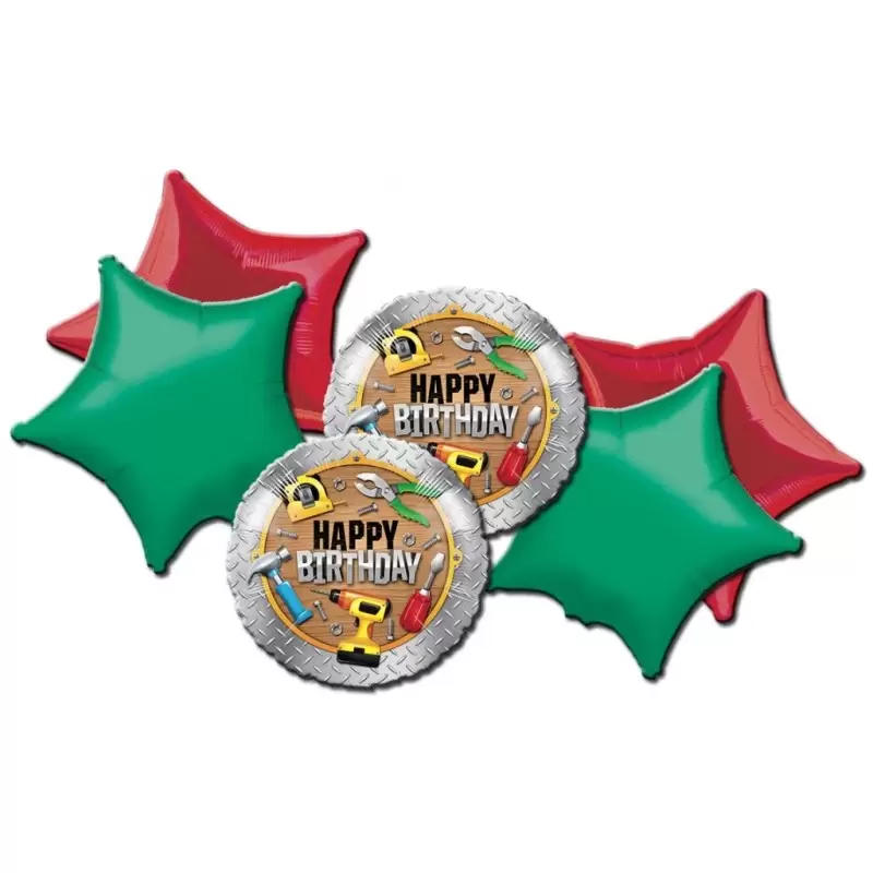 BOUQUET PALLONCINI OFFICINA BRICOLAGE HANDYMAN N7