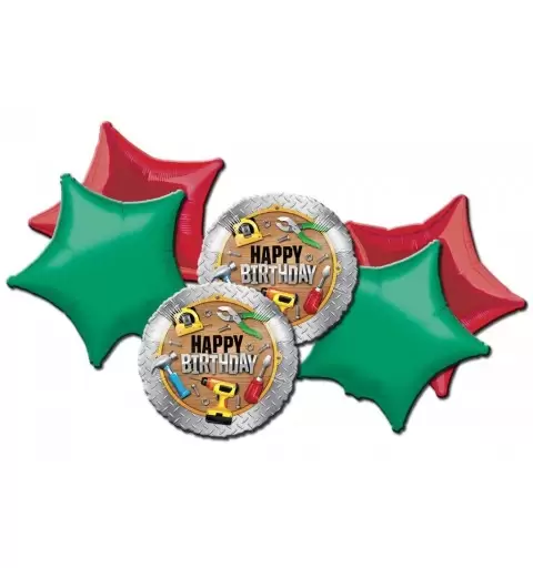 BOUQUET PALLONCINI OFFICINA BRICOLAGE HANDYMAN N7