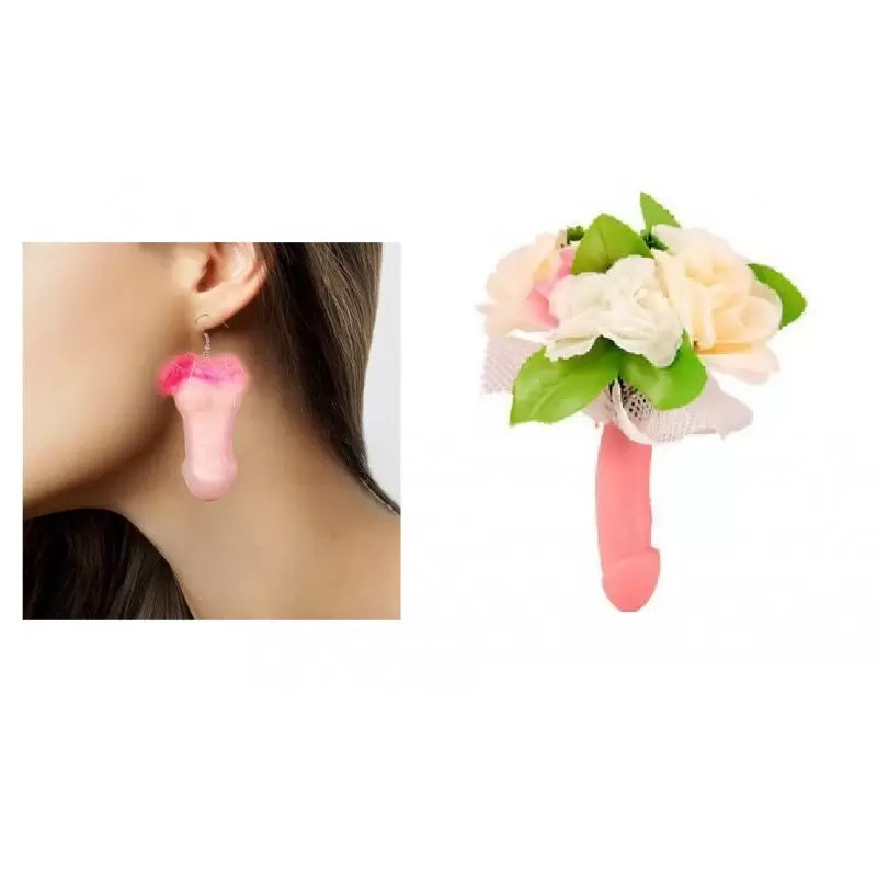 2 ORECCHINI FORMA PENE 29102