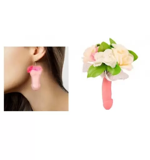 2 ORECCHINI FORMA PENE 29102
