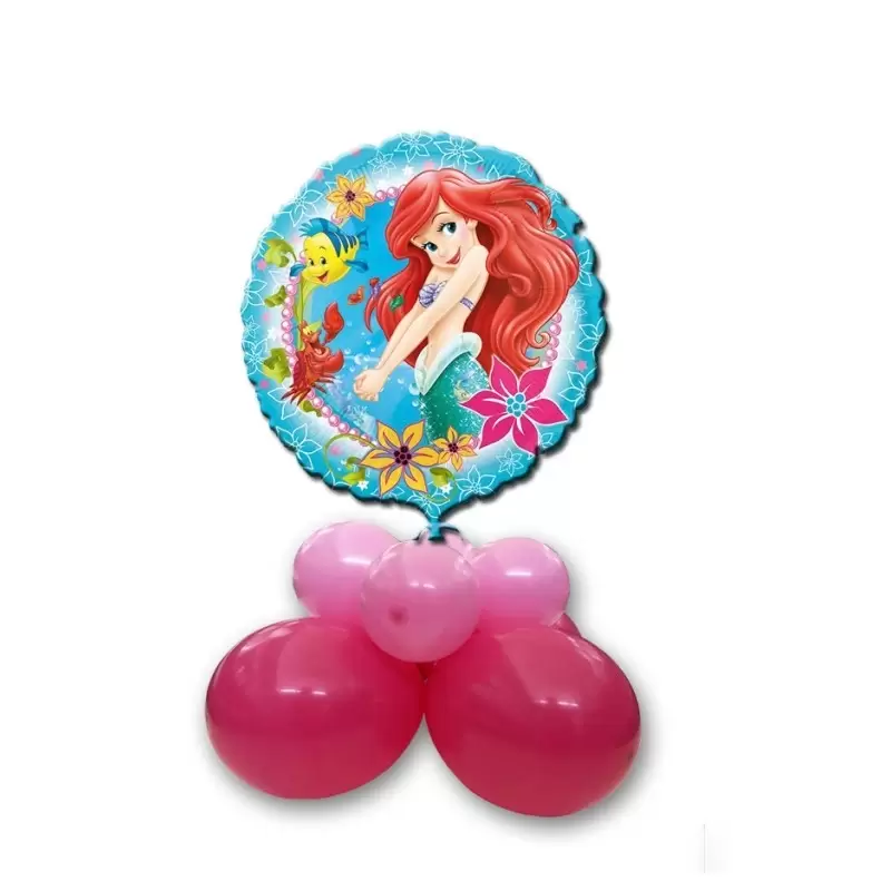 CENTROTAVOLA PALLONCINI FOIL SIRENETTA ARIEL