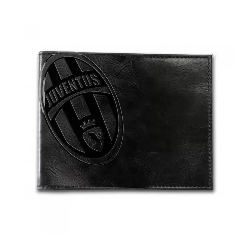 PORTAFOGLIO IN PELLE NERO JUVENTUS 13626 JUVE