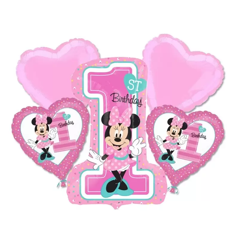 Bouquet n 1 - Palloncini 1 Anno Minnie