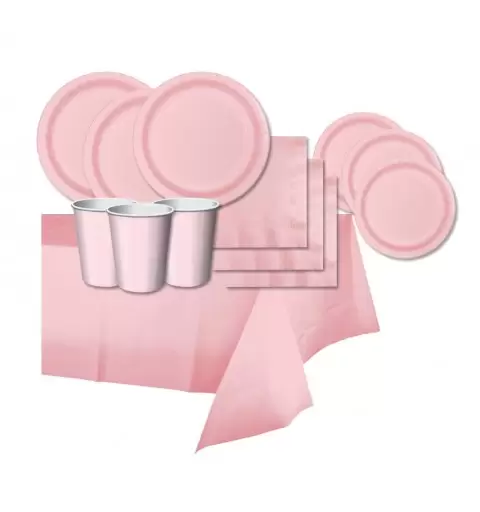 KIT N 42 - TINTA UNITA CLASSIC PINK COORDINATO TAVOLA