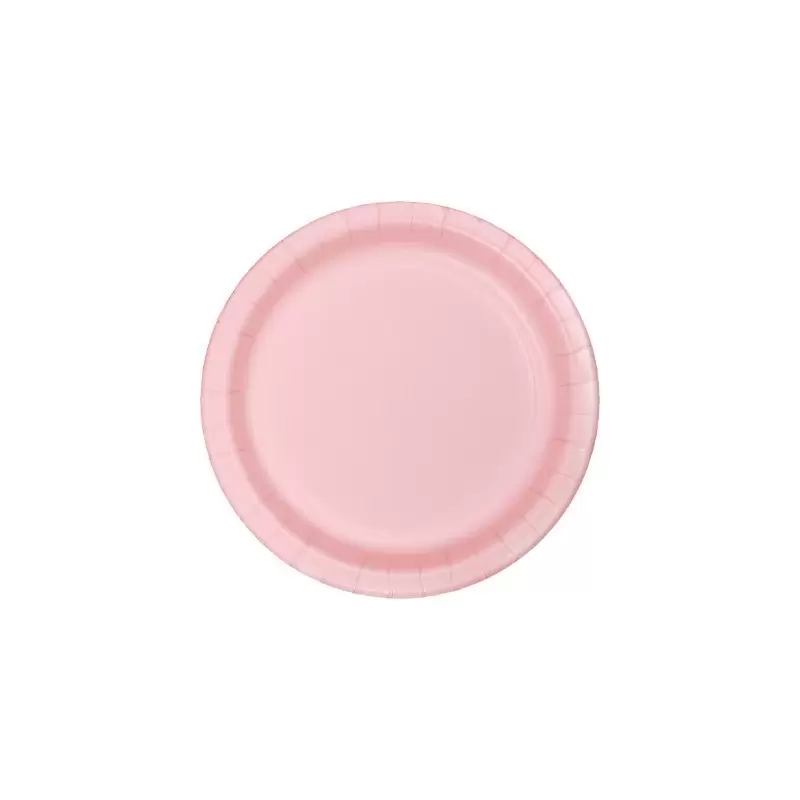 PIATTI DESSERT TINTA UNITA CLASSIC PINK ROSA 40PZ