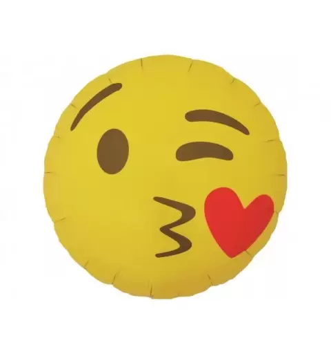 PALLONCINO FOIL SMILE EMOTICON SOGGETTO A SCELTA