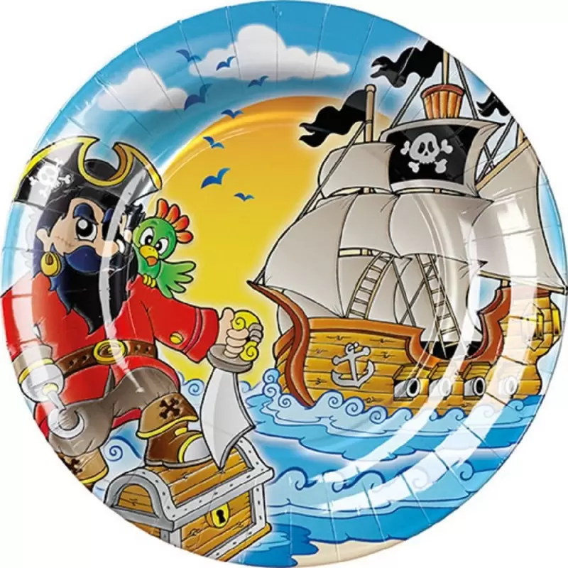 KIT N 3 - GALEONE DEI PIRATI ADDOBBI COMPLEANNO