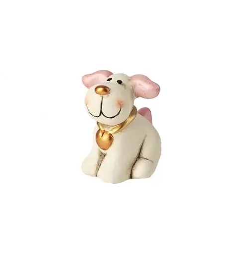 DECORAZIONE BOMBONIERA CAGNOLINO ROSA 56510 pz 6