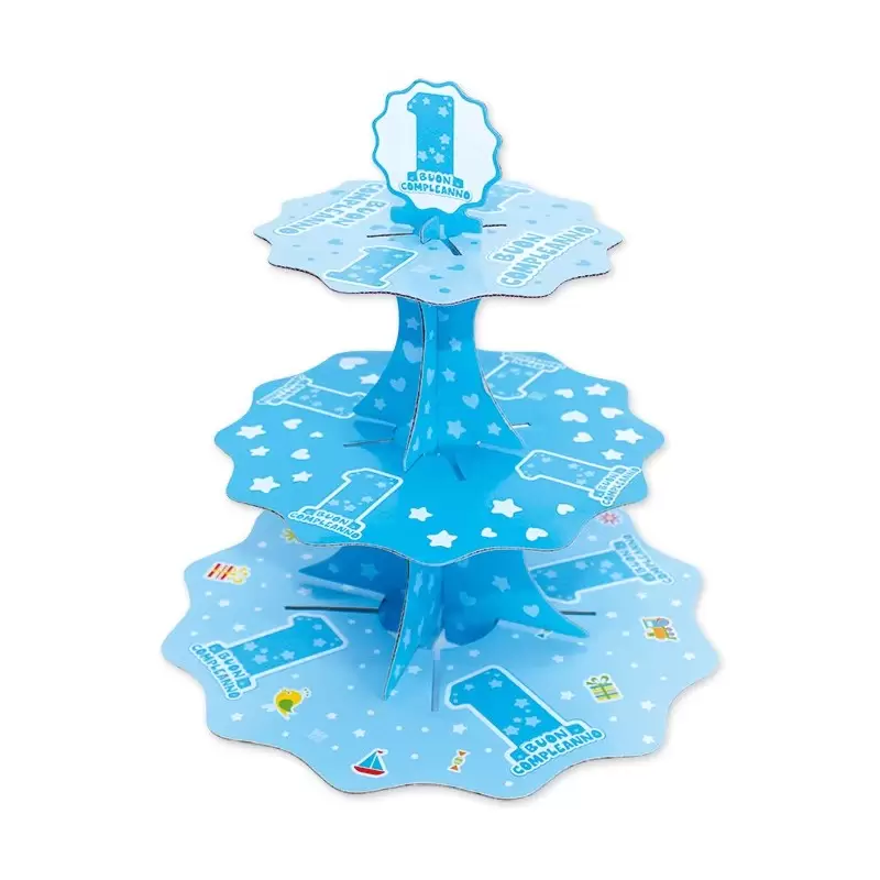 ALZATINA BUON COMPLEANNO 1 ANNO ONE LIGHT BLUE 42905