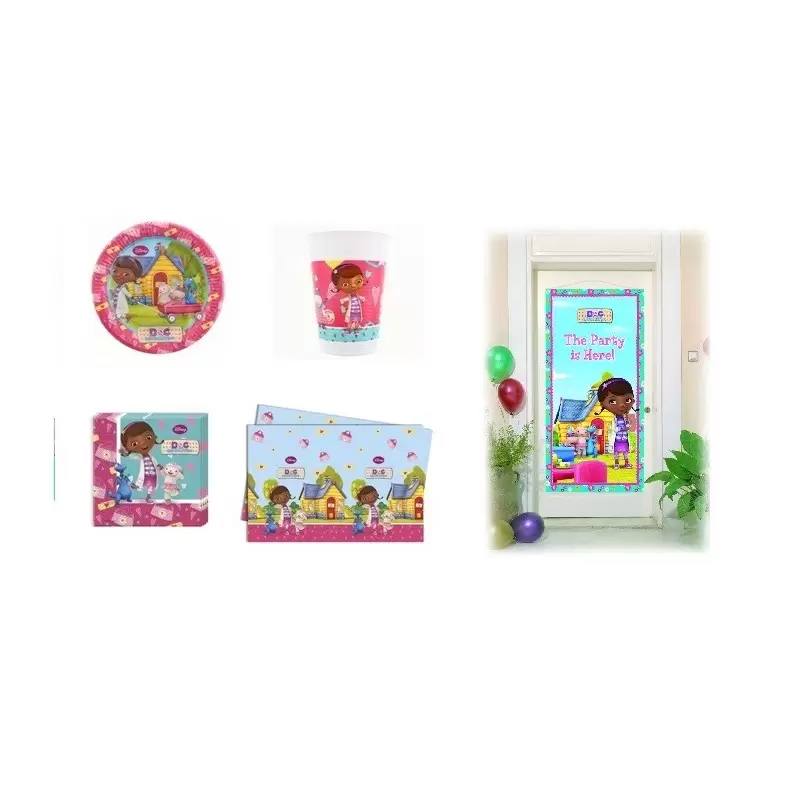 COORDINATO TAVOLA COMPLEANNO FROZEN NORTHEN N.38 + DECORAZIONE MURALE
