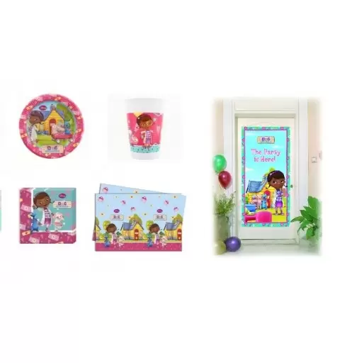COORDINATO TAVOLA COMPLEANNO FROZEN NORTHEN N.38 + DECORAZIONE MURALE