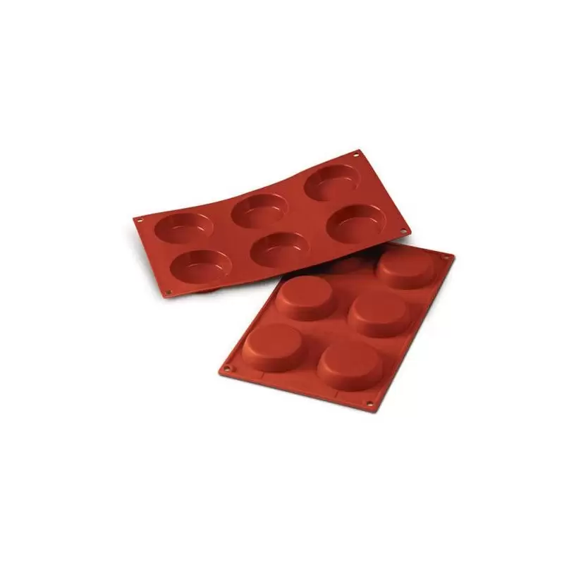 STAMPO SILICONE 6 CUORI SF036
