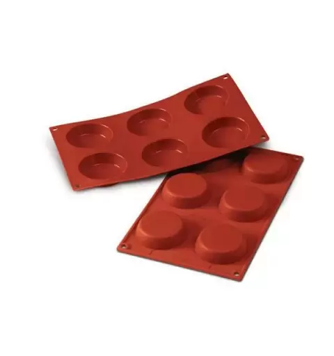 STAMPO SILICONE 6 CUORI SF036