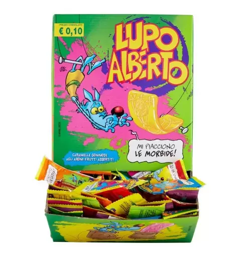 CARAMELLE GOMMOSE LUPO ALBERTO ESPOSITORE 200 PZ