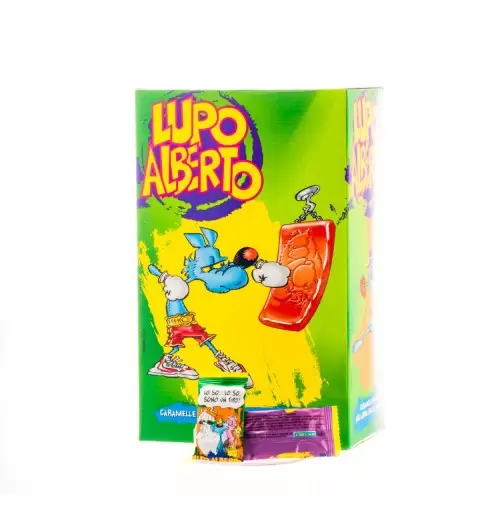CARAMELLE GOMMOSE LUPO ALBERTO ESPOSITORE 200 PZ