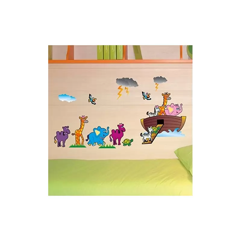 WALL STICKERS CAVALLI WALLANM001 2 FOGLI 50 X 70 CM