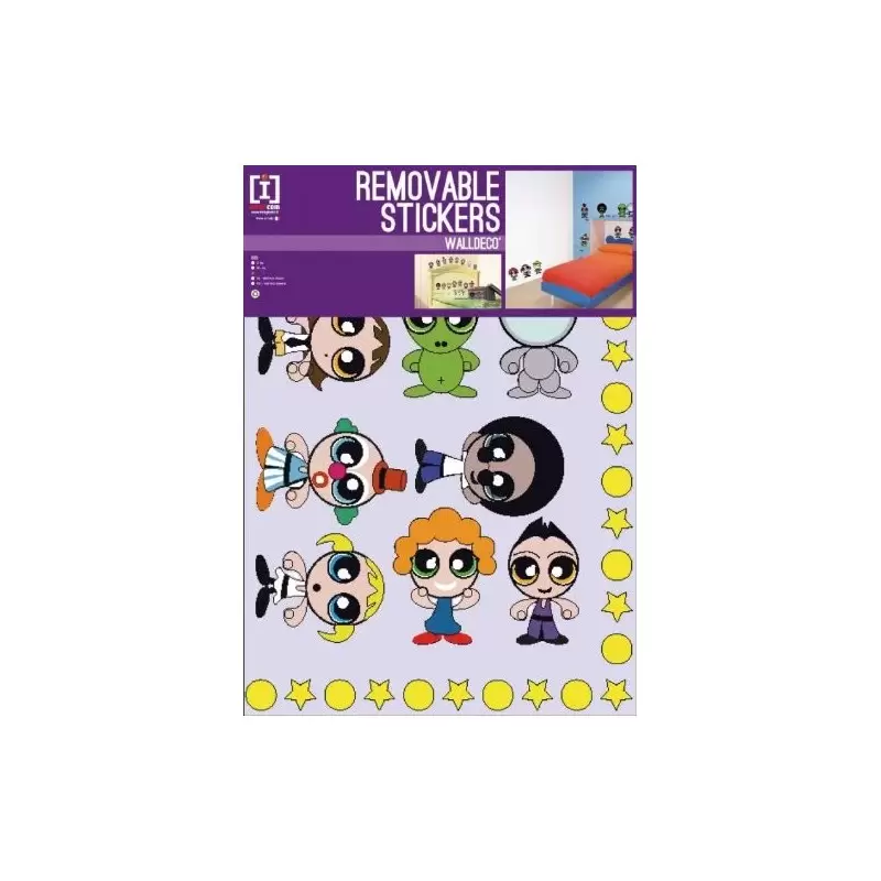 WALL STICKERS  ARCA DI NOE ANIMALI WALLKID101 2 FOGLI 50 X 70 CM