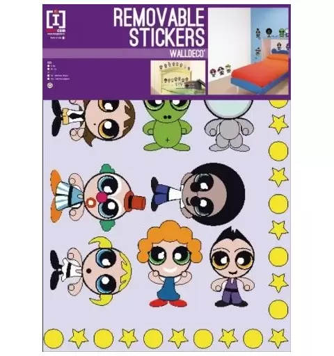 WALL STICKERS  ARCA DI NOE ANIMALI WALLKID101 2 FOGLI 50 X 70 CM