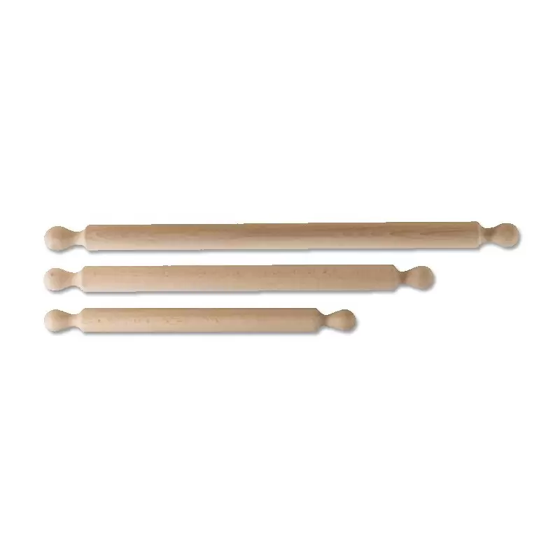 SET 3 PZ MATTARELLO IN LEGNO DI FAGGIO DIAMETRO 4 CM