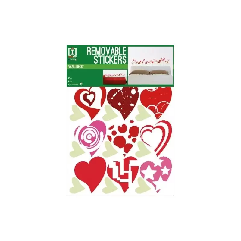 STICKERS ADESIVI SOGGIORNO PAINTING 4 FOGLI A3 WALLSTK204