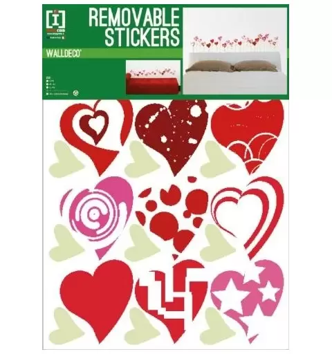 STICKERS ADESIVI SOGGIORNO PAINTING 4 FOGLI A3 WALLSTK204
