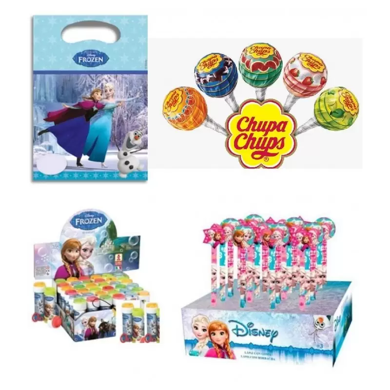 KIT1 REGALINI PER DOPO FESTA COMPLEANNO BAMBINA TEMA FROZEN