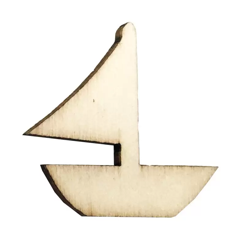 DECORAZIONI LEGNO ANCORA 24 PZ.  A15171