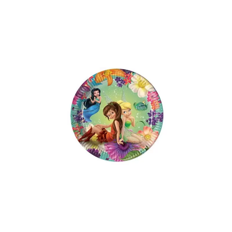 PIATTINI DESSERT DISNEY FAIRIES MAGIC TRILLY 40 pz