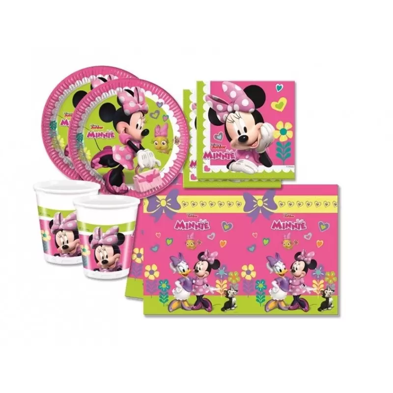 SET PER COMPLEANNO PARTY BAMBINA MINNIE DISNEY